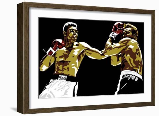 Muhammad Ali - Sting Like a Bee-Emily Gray-Framed Giclee Print