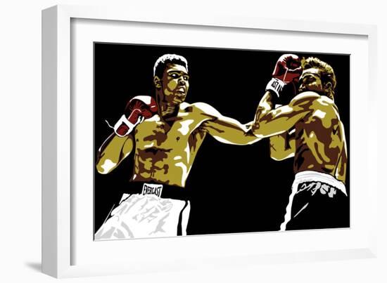 Muhammad Ali - Sting Like a Bee-Emily Gray-Framed Giclee Print