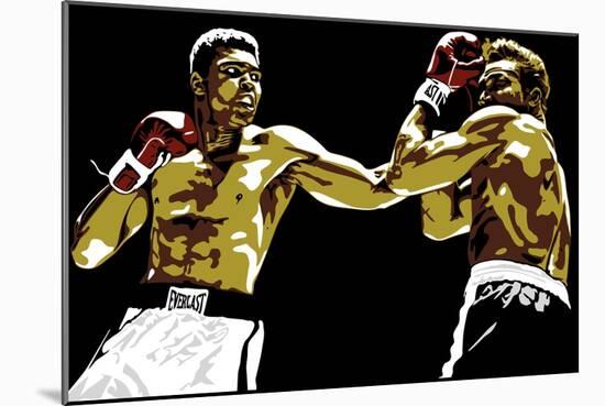 Muhammad Ali - Sting Like a Bee-Emily Gray-Mounted Giclee Print