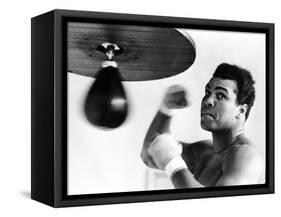 Muhammad Ali, The Greatest-Science Source-Framed Stretched Canvas