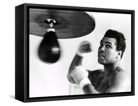 Muhammad Ali, The Greatest-Science Source-Framed Stretched Canvas