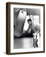 Muhammad Ali Training at the 5th Street Gym, Miami Beach, 27 September 1965-null-Framed Premium Photographic Print