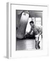 Muhammad Ali Training at the 5th Street Gym, Miami Beach, 27 September 1965-null-Framed Photographic Print