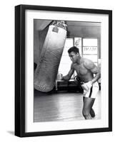 Muhammad Ali Training at the 5th Street Gym, Miami Beach, 27 September 1965-null-Framed Photographic Print