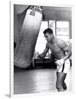 Muhammad Ali Training at the 5th Street Gym, Miami Beach, 27 September 1965-null-Framed Photographic Print