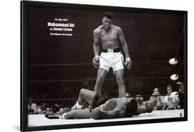 Muhammad Ali vs. Sonny Liston-null-Lamina Framed Poster