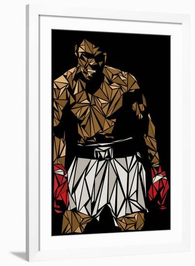 Muhammad Ali-Cristian Mielu-Framed Art Print