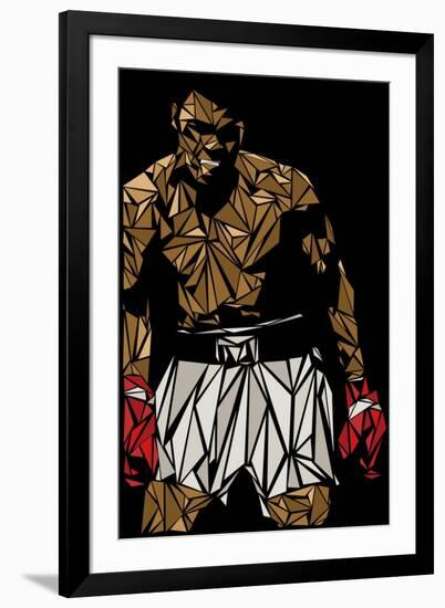 Muhammad Ali-Cristian Mielu-Framed Art Print