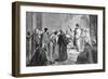 Muhammad Explaining Koran to Spectators-null-Framed Giclee Print