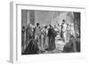 Muhammad Explaining Koran to Spectators-null-Framed Giclee Print