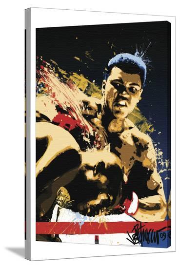 Muhammed Ali - Sting--Stretched Canvas