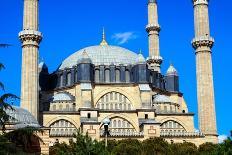 Selimiye Mosque in Edirne-muharremz-Framed Stretched Canvas