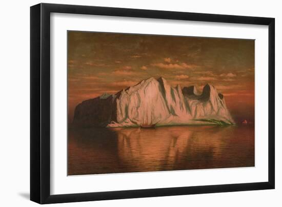 Muir Glacier, C.1872 (Oil on Canvas)-William Bradford-Framed Giclee Print