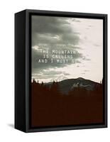 Muir Mountain-Leah Flores-Framed Stretched Canvas