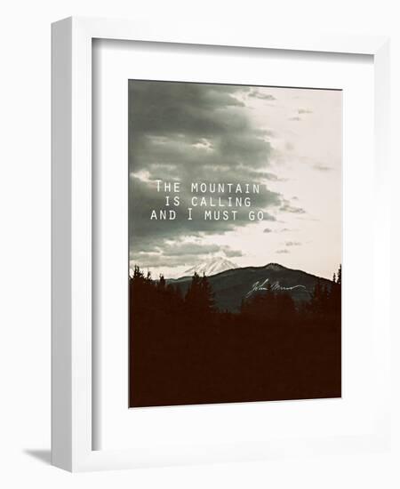 Muir Mountain-Leah Flores-Framed Giclee Print