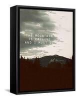 Muir Mountain-Leah Flores-Framed Stretched Canvas