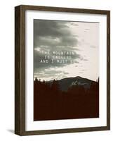 Muir Mountain-Leah Flores-Framed Giclee Print