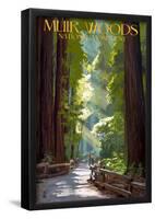 Muir Woods National Monument, California - Pathway-null-Framed Poster