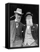 Muirs and Burroughs, American Naturalists-Science Source-Framed Stretched Canvas