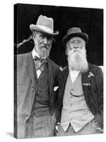 Muirs and Burroughs, American Naturalists-Science Source-Stretched Canvas