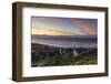 Muizenberg Beach at dawn, Cape Town, Western Cape, South Africa, Africa-Ian Trower-Framed Photographic Print