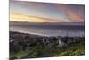 Muizenberg Beach at dawn, Cape Town, Western Cape, South Africa, Africa-Ian Trower-Mounted Photographic Print