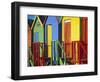 Muizenburg, False Bay, Cape Town, South Africa-Peter Adams-Framed Photographic Print