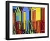 Muizenburg, False Bay, Cape Town, South Africa-Peter Adams-Framed Photographic Print