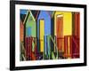 Muizenburg, False Bay, Cape Town, South Africa-Peter Adams-Framed Photographic Print