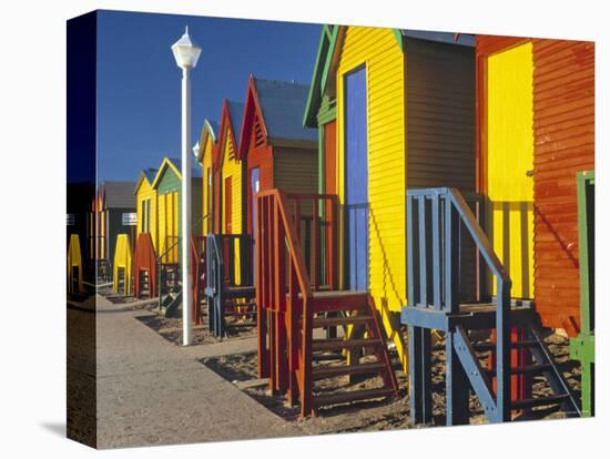 Muizenburg, False Bay, Cape Town, South Africa-Peter Adams-Stretched Canvas