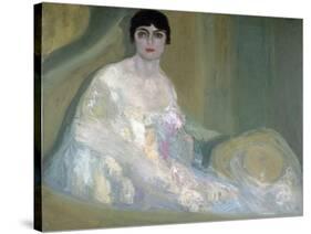 Mujer En Un Palco-Hermenegildo Anglada Camarasa-Stretched Canvas