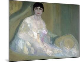 Mujer En Un Palco-Hermenegildo Anglada Camarasa-Mounted Giclee Print