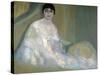 Mujer En Un Palco-Hermenegildo Anglada Camarasa-Stretched Canvas