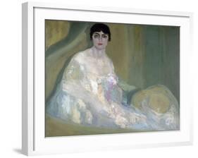 Mujer En Un Palco-Hermenegildo Anglada Camarasa-Framed Giclee Print