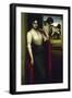 Mujer Frente a Un Pozo Con Dos Mujeres-Julio Romero de Torres-Framed Giclee Print