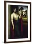 Mujer Frente a Un Pozo Con Dos Mujeres-Julio Romero de Torres-Framed Giclee Print