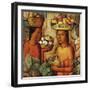 Mujeres con Frutas (Women with Fruit)-Alfredo Ramos Martinez-Framed Giclee Print