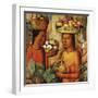 Mujeres con Frutas (Women with Fruit)-Alfredo Ramos Martinez-Framed Giclee Print