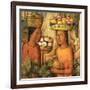 Mujeres Con Frutas-Alfredo Ramos Martinez-Framed Art Print