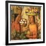 Mujeres Con Frutas-Alfredo Ramos Martinez-Framed Art Print