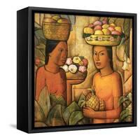 Mujeres Con Frutas-Alfredo Ramos Martinez-Framed Stretched Canvas