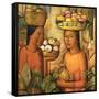 Mujeres Con Frutas-Alfredo Ramos Martinez-Framed Stretched Canvas