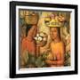 Mujeres Con Frutas-Alfredo Ramos Martinez-Framed Art Print