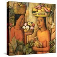 Mujeres Con Frutas-Alfredo Ramos Martinez-Stretched Canvas