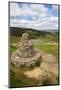 Muker Parish 2000 Stone Seat Above Thwaite in Swaledale Yorkshire Dales-Mark Sunderland-Mounted Photographic Print