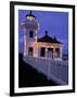 Mukilteo Lighthouse with Christmas Lights, Washington, USA-null-Framed Photographic Print