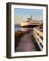 Mukilteo to Bainbridge Washington State Ferry during Sunset.-Iriana Shiyan-Framed Photographic Print