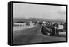 Mukilteo, Washington - Distant View of Ferry Landing-Lantern Press-Framed Stretched Canvas