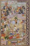 The Emperor Akbar Hunts at Sanganer on His Way to Gujarat, 1600-10-Mukund-Laminated Giclee Print