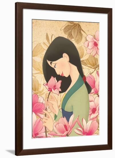 MULAN - FLOWER-null-Framed Poster